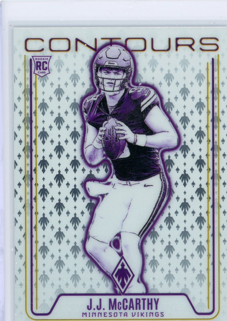 J.J. McCarthy 2024 Panini Phoenix Contours