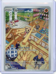 Timburr Pokémon Twilight Masquerade Illustration Rare #183/167