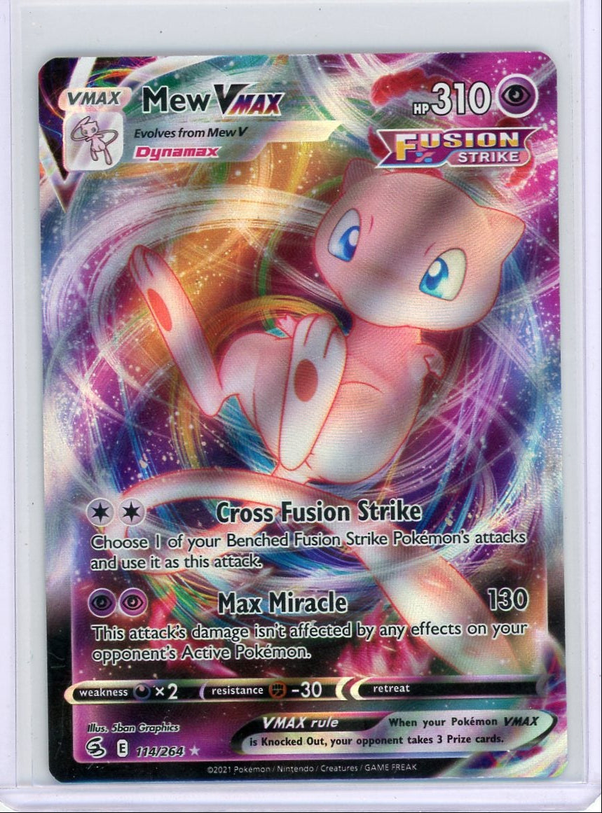 Mew Vmax Pokémon Fusion Strike Ultra Rare #114/264