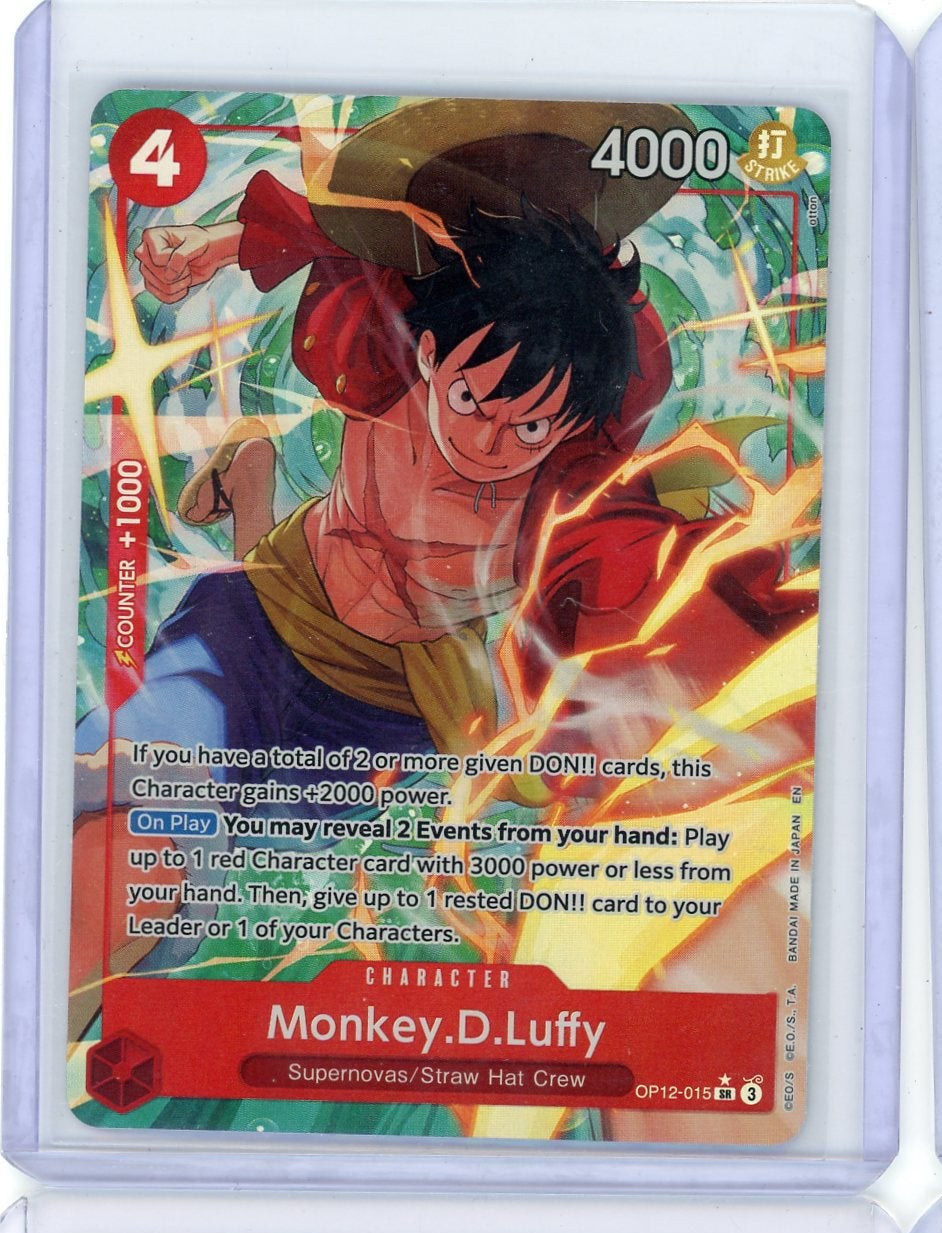 Monkey D. Luffy One Piece Legacy of the Master Super Rare #OP12-015