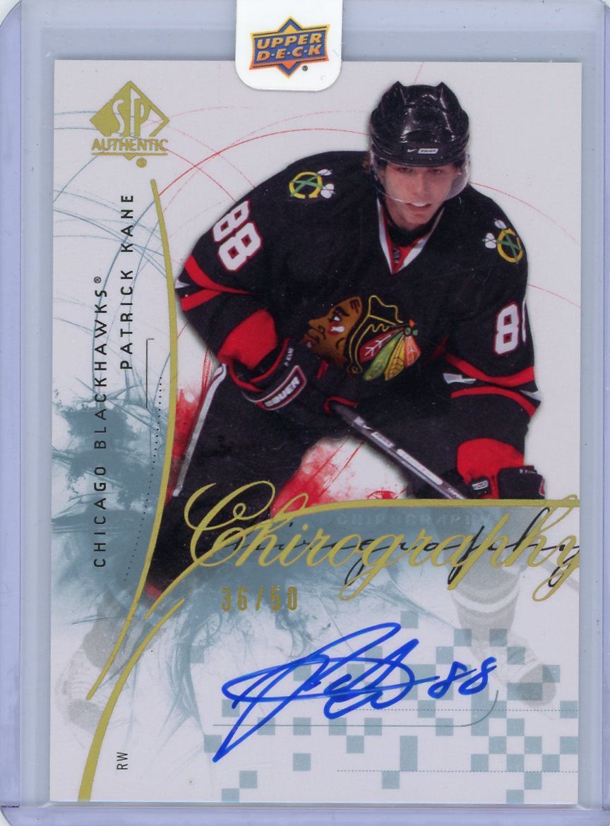Patrick Kane 2009-10 SP Authentic Chirography #'d 36/50 (Sealed)