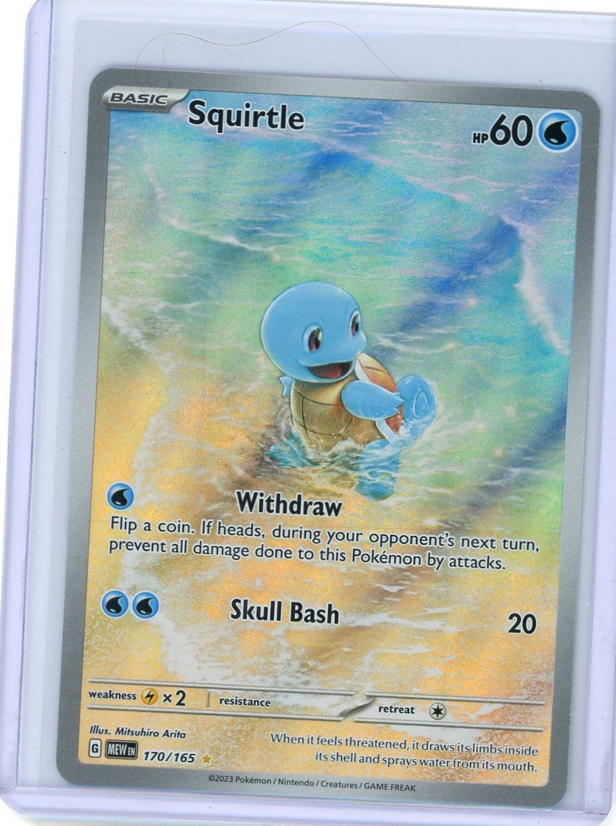Squirtle Pokémon 151 Illustration Rare #170/165