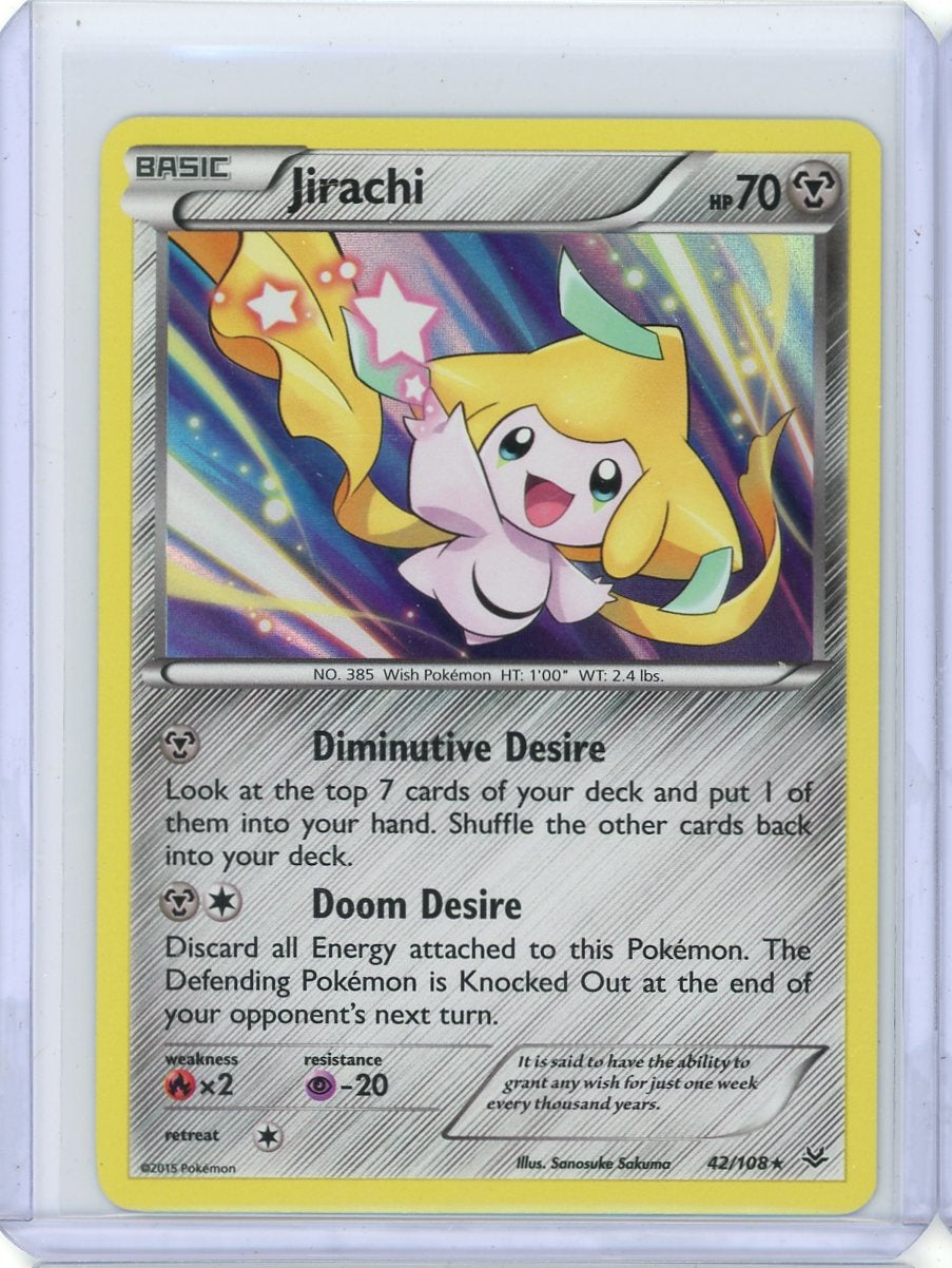 Jirachi 2015 Pokemon Roaring Skies holo #42/108