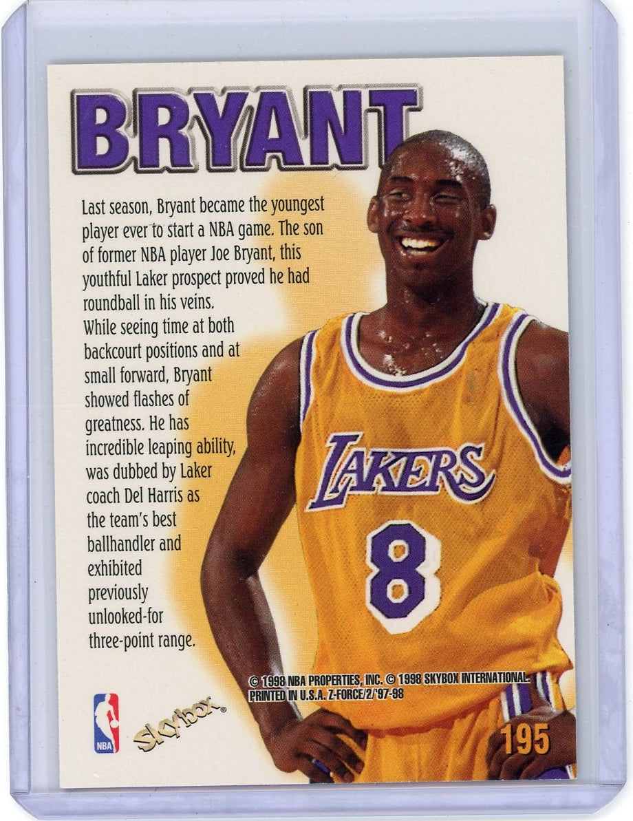Kobe Bryant 1997-98 Skybox Z Force Zupermen