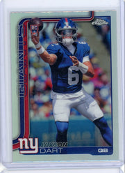 Jaxson Dart 2025 Topps Chrome Football Rookie Refractor