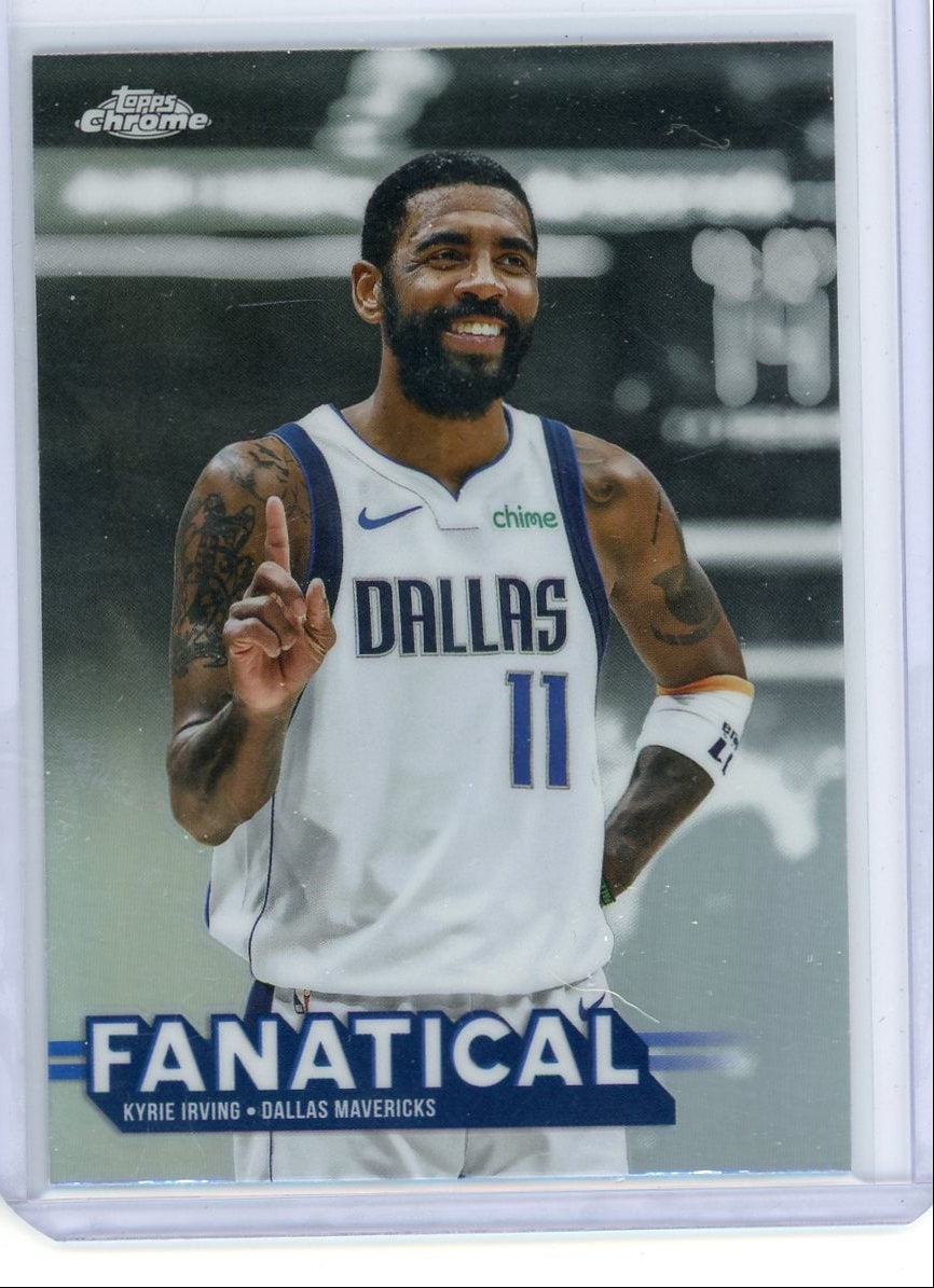 Kyrie Irving 2025 Topps Chrome Basketball Fanatical SP