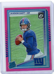 Jaxson Dart 2025 Optic Football Pink Rated Rookie