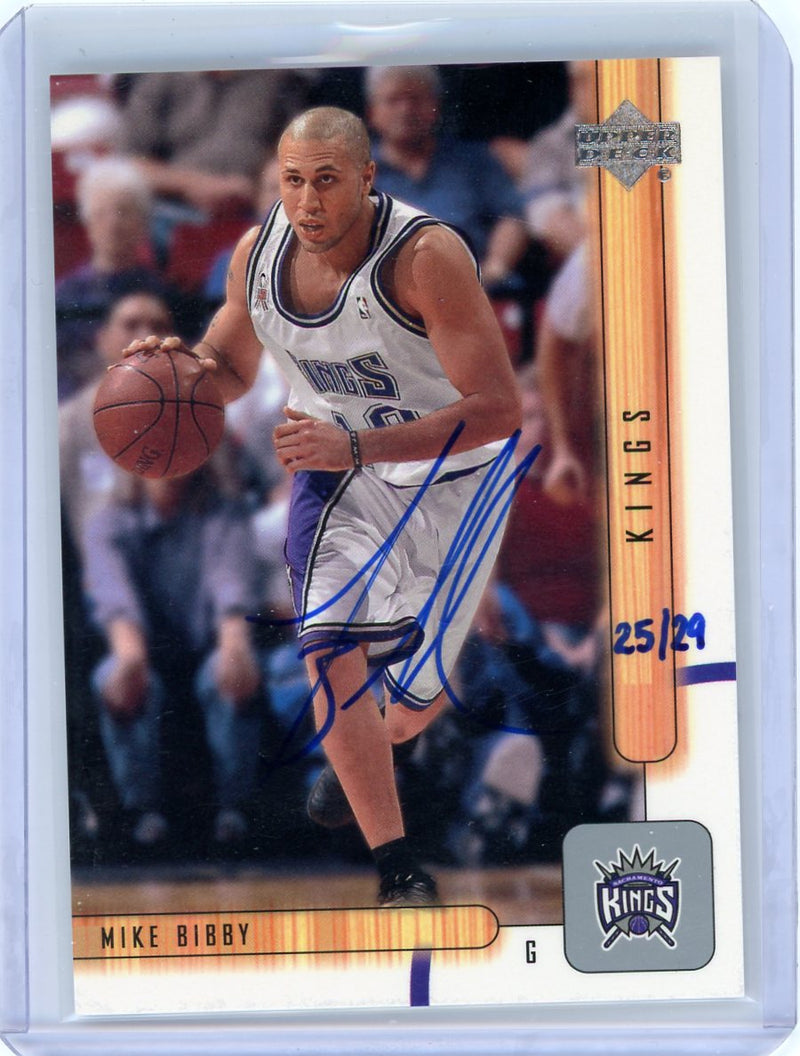 Mike Bibby 2002-03 Upper Deck Series 2 autograph 