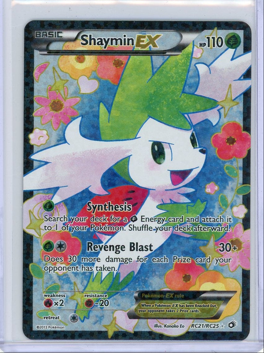 Shaymin EX Pokémon Legendary Treasures Full-Art #RC21/RC25 LP/MP