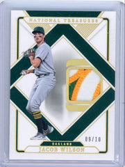 Jacob Wilson 2025 Panini National Treasures Treasured Threads Holo Gold /10