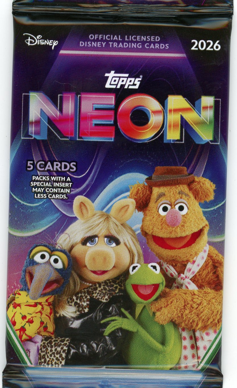 2026 Topps Disney Neon Mega Box Pack