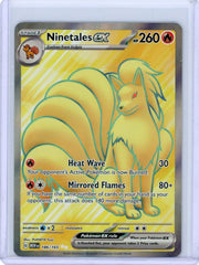 Ninetales ex Pokémon 151 Full Art #186/165