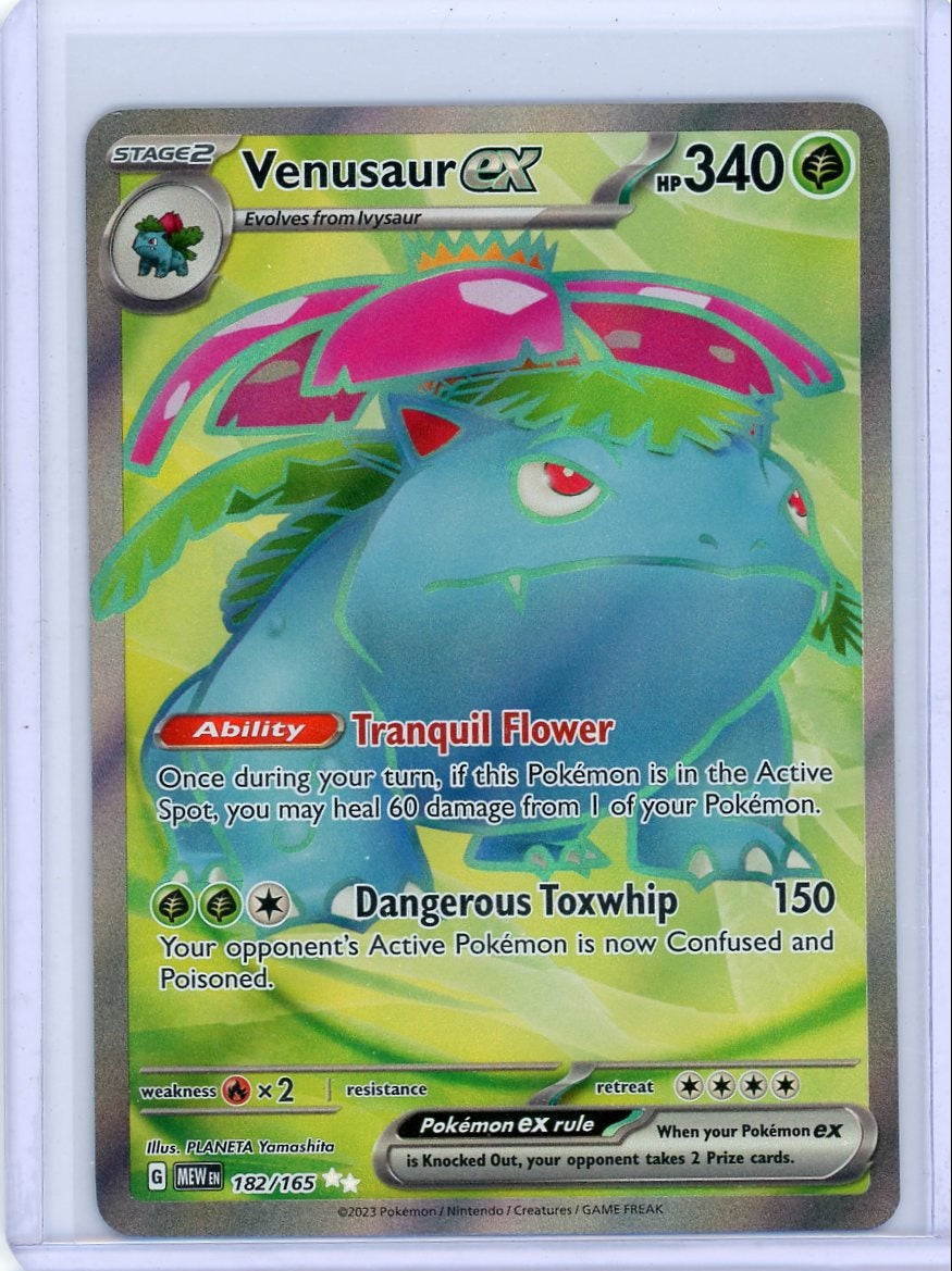 Venusaur ex Pokémon 151 Full Art #182/165