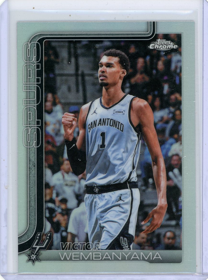 Victor Wembanyama 2025-26 Topps Chrome Update Refractor