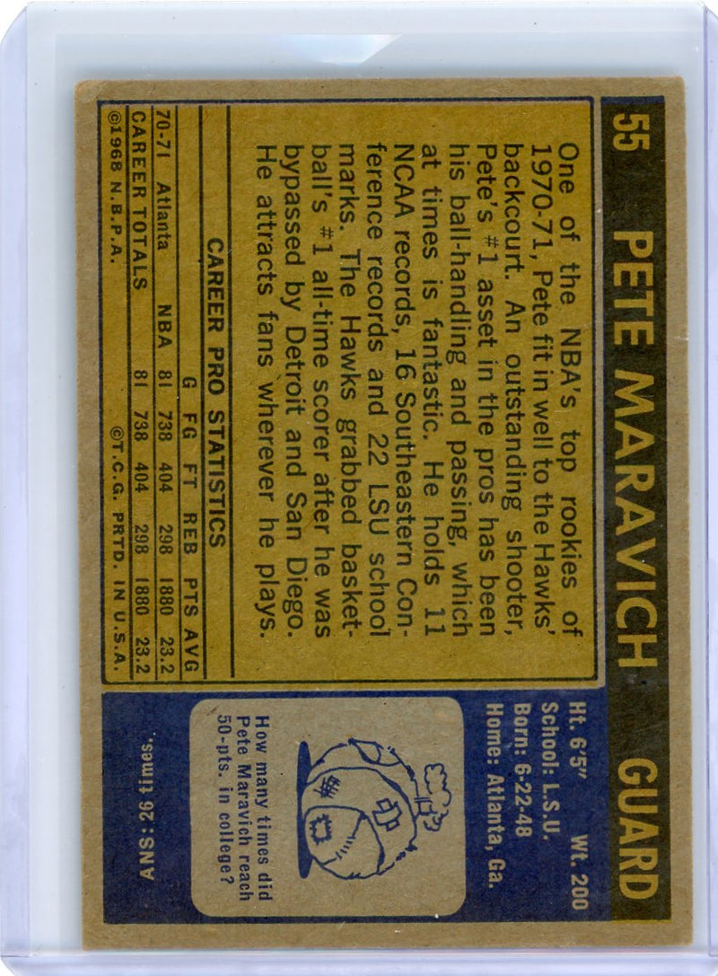 Pete Maravich 1971-72 Topps 