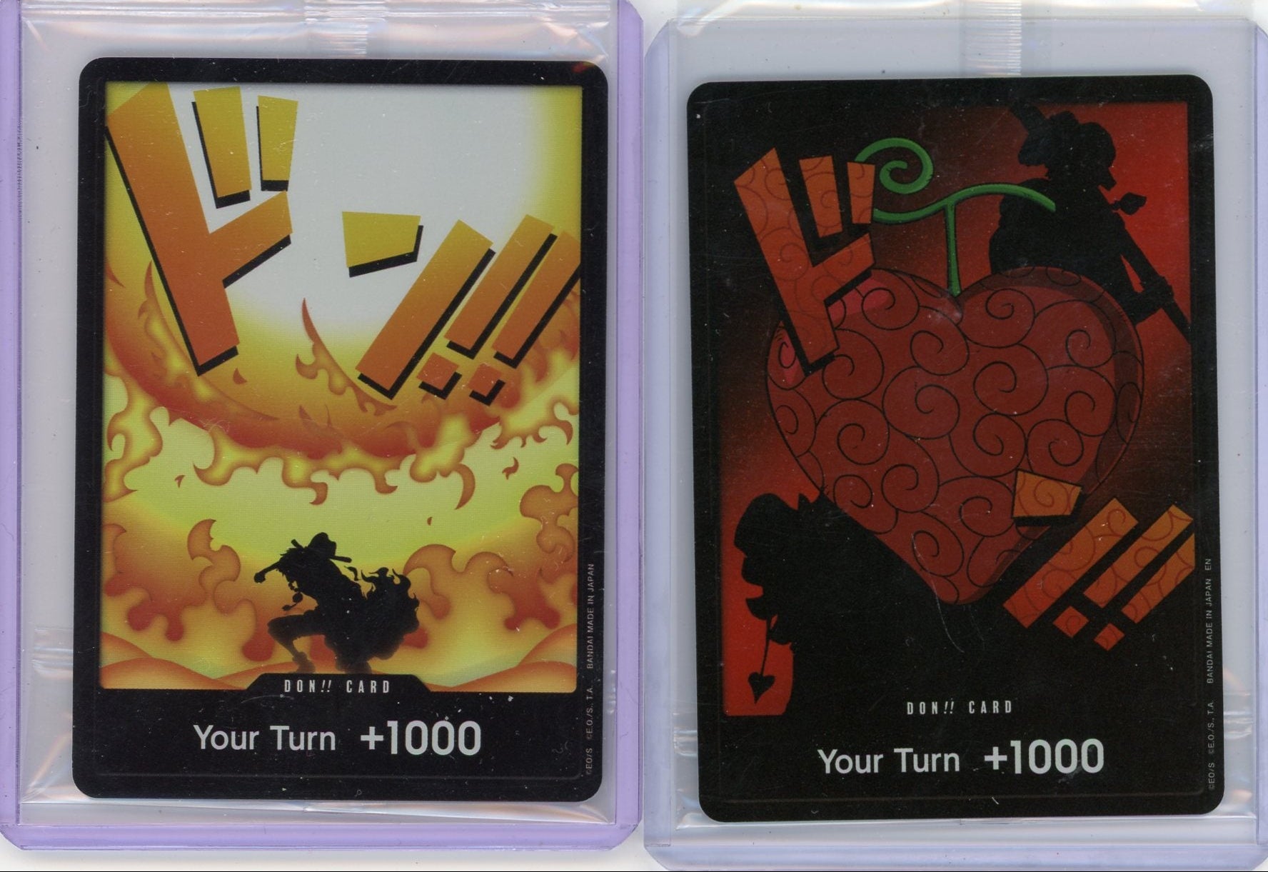 Devil Fruits Collection Vol. 2 + Vol. 3 Don!! Cards 2-card lot