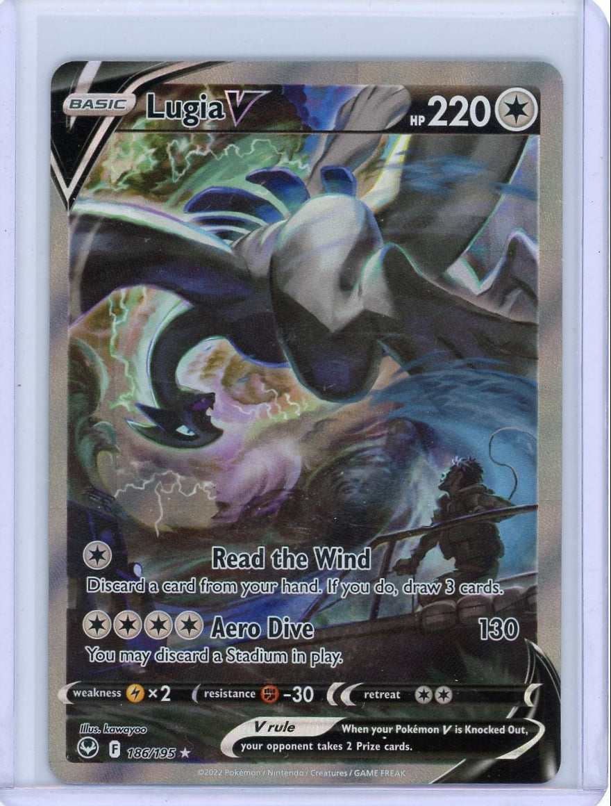 Lugia V Pokémon Silver Tempest Alternate Full Art #186/195