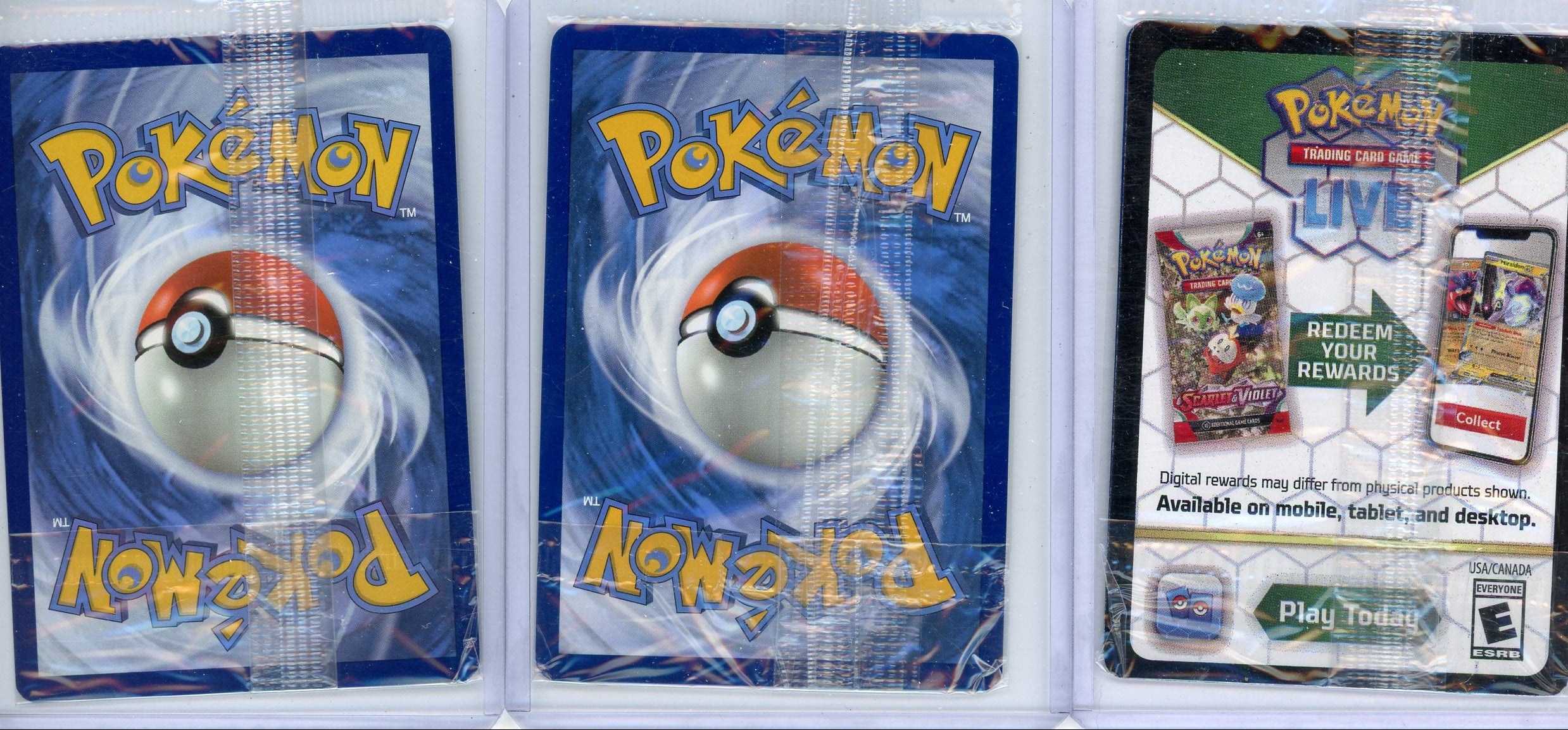 Sprigatito ex Maushold ex Pawmot ex 2024 Pokemon Adventure Chest Promos 3-card lot