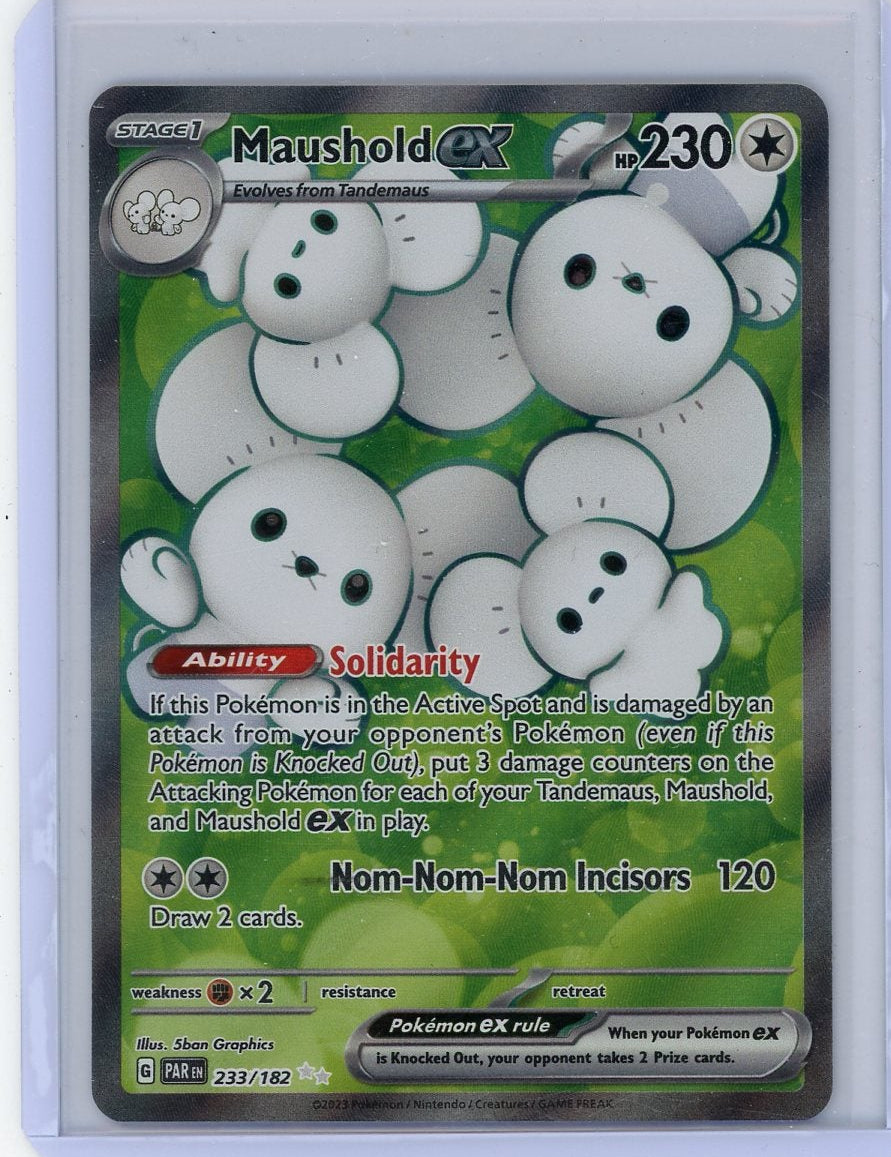 Maushold ex 2023 Pokemon Paradox Rift full-art #233/182