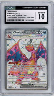 Charizard Pokémon Scarlet & Violet Black Star Promo #056 CGC 10