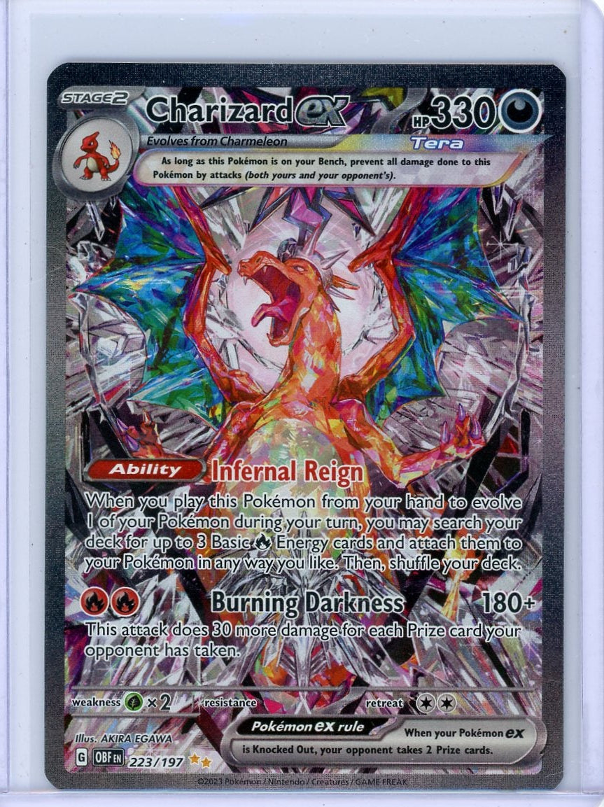 Charizard ex Pokémon Obsidian Flames Special Illustration Rare #223/197