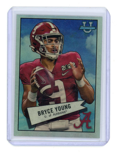 Bryce Young 2022 Bowman Chrome University '52 insert