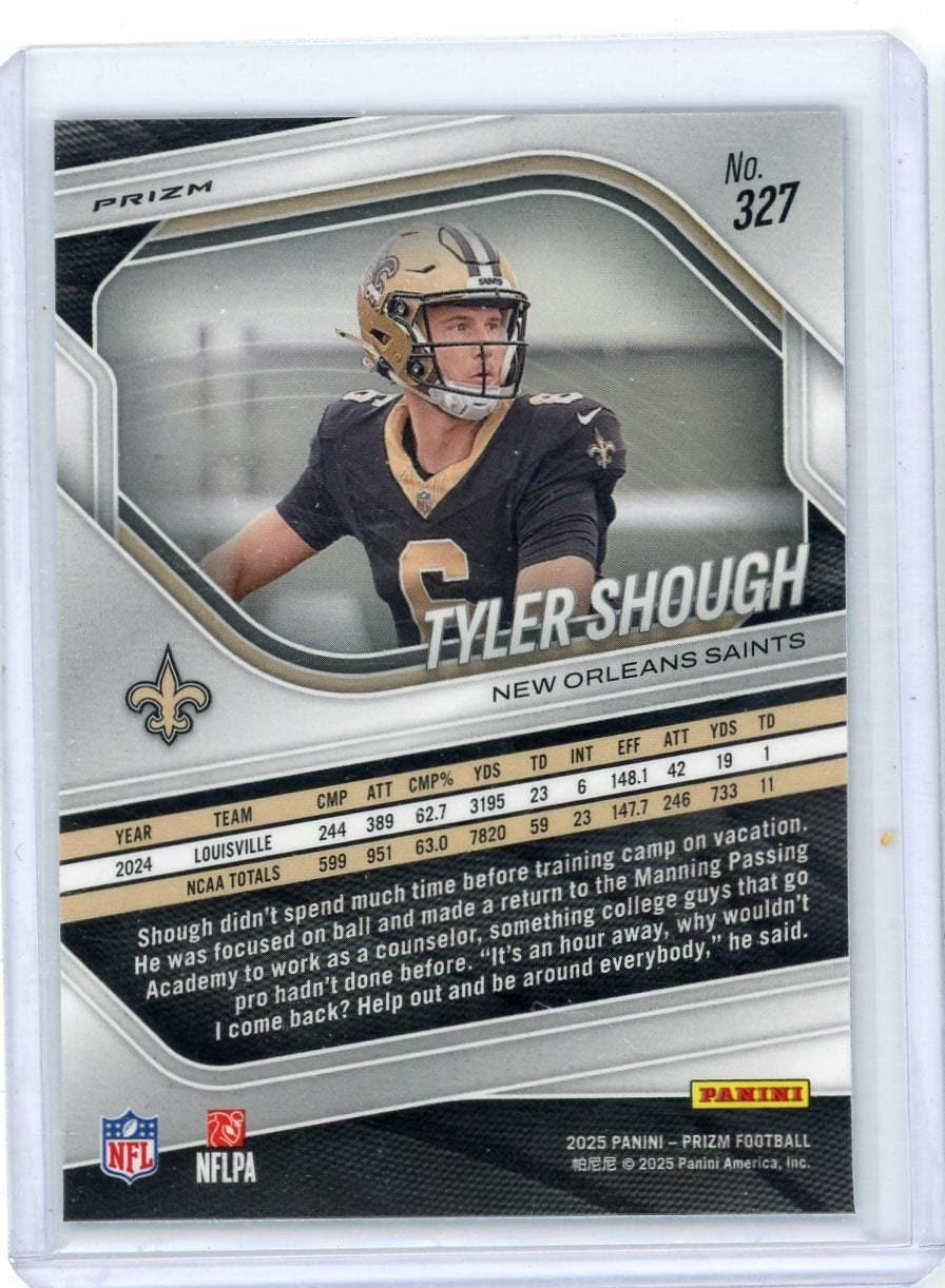 Tyler Shough 2025 Panini Prizm Lazer RC