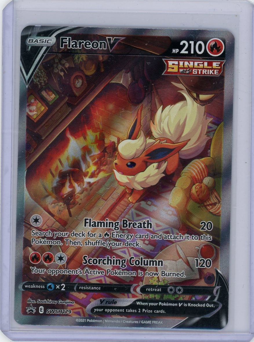 Flareon V Pokémon Sword & Shield Black Star Promo #SWSH179