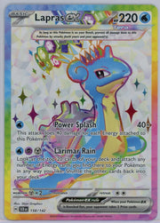 Lapras ex Pokémon Stellar Crown Ultra Rare #158/142