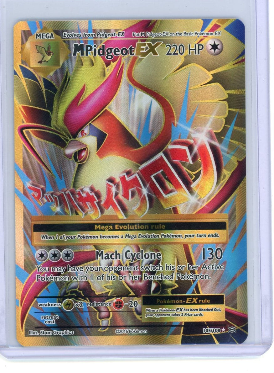 Mega Pidgeot EX Pokémon XY Evolutions Full Art #105/108
