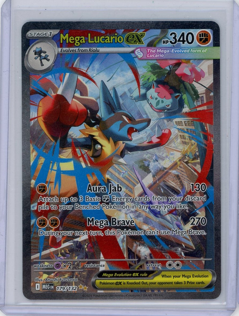 Mega Lucario ex Pokémon Mega Evolutions SIR 179/132