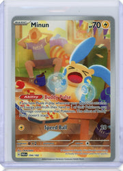 Minun Pokémon Paradox Rift Illustration Rare #194/182