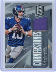 Eli Manning 2014 Panini Spectra Cornerstones relic #'d 08/99