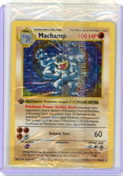 Machamp 1st Edition Shadowless 1999 Pokemon (sealed) #8/102