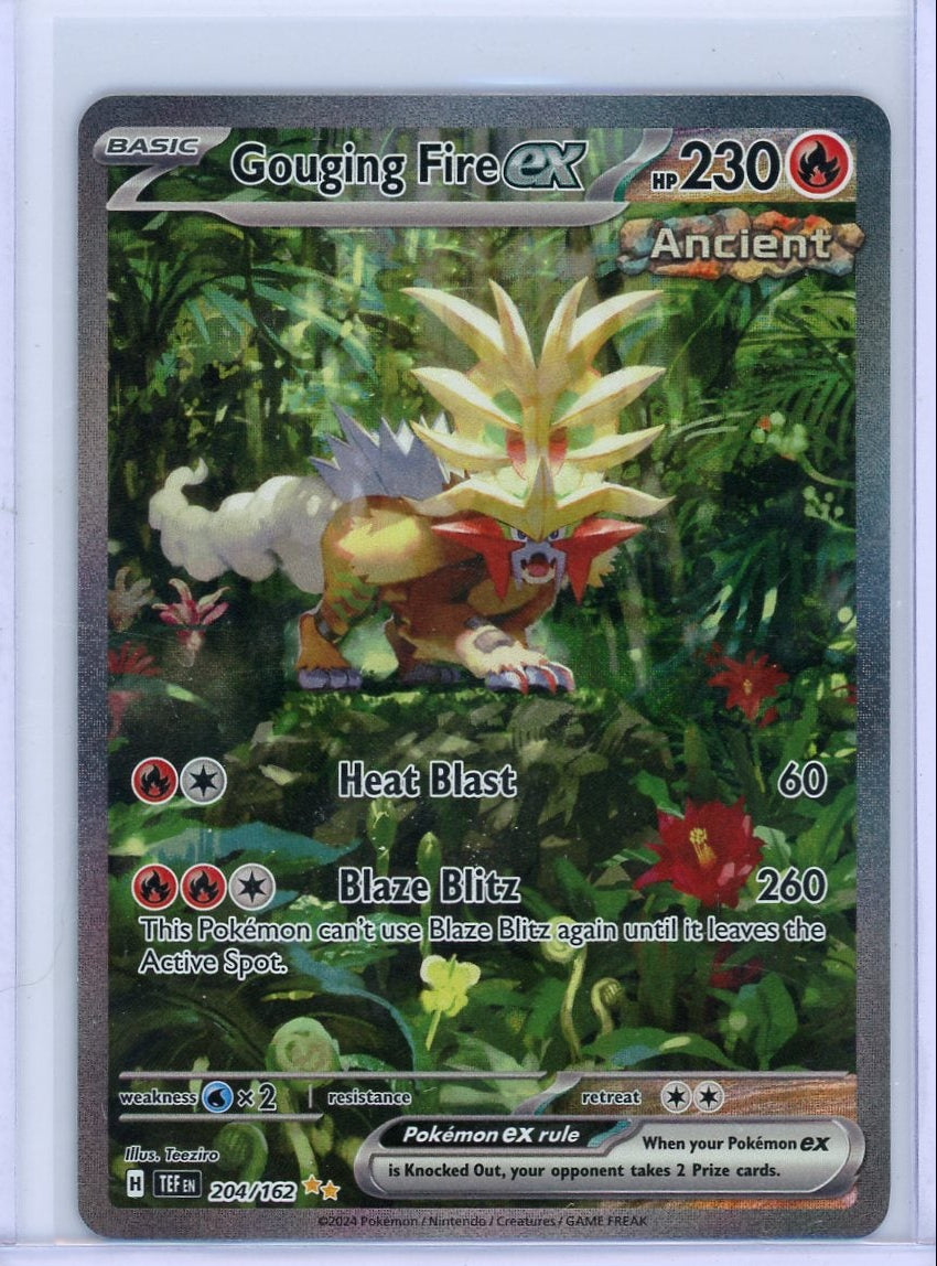 Gouging Fire ex Pokémon Temporal Forces Special Illustration Rare #204/162