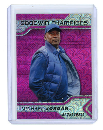 Michael Jordan 2023 Upper Deck Goodwin Champions Pink Traxx #'d 169/299
