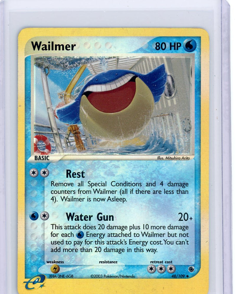 Wailmer 2003 Pokémon holo 48/109