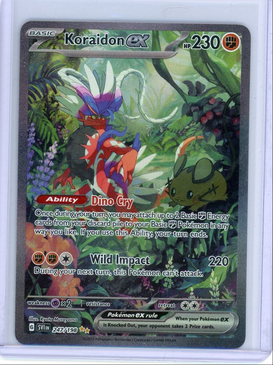 Koraidon ex Pokémon Scarlet & Violet Special Illustration Rare #247/198