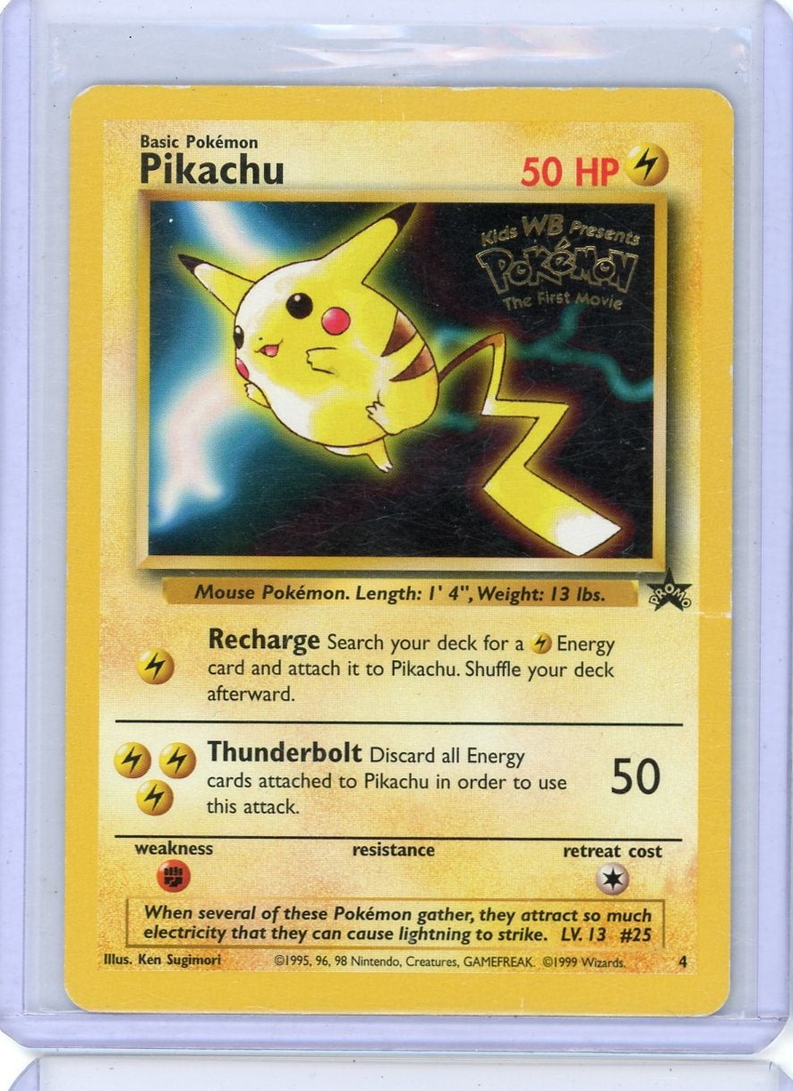 Pikachu Pokémon Movie WOTC Promo #4 HP/DMG