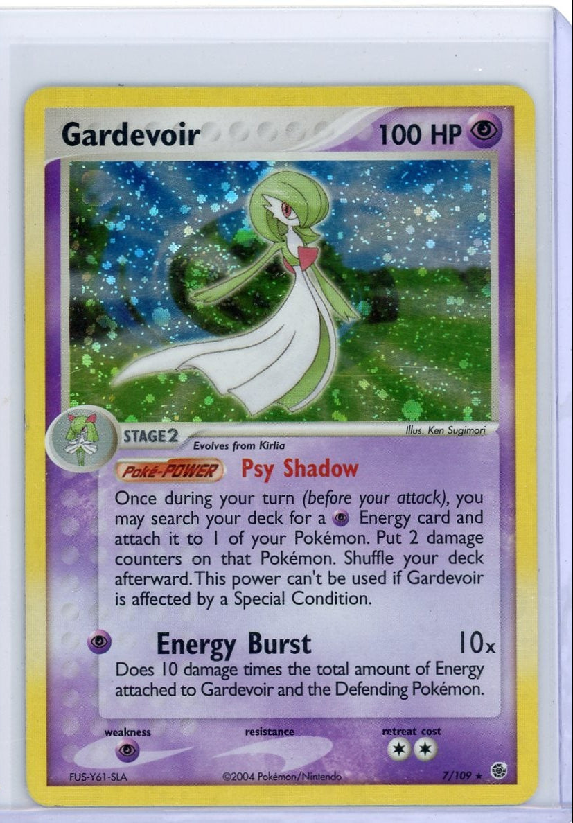Gardevoir 2004 Pokemon Ruby & Sapphire holo #7/109 LP/MP