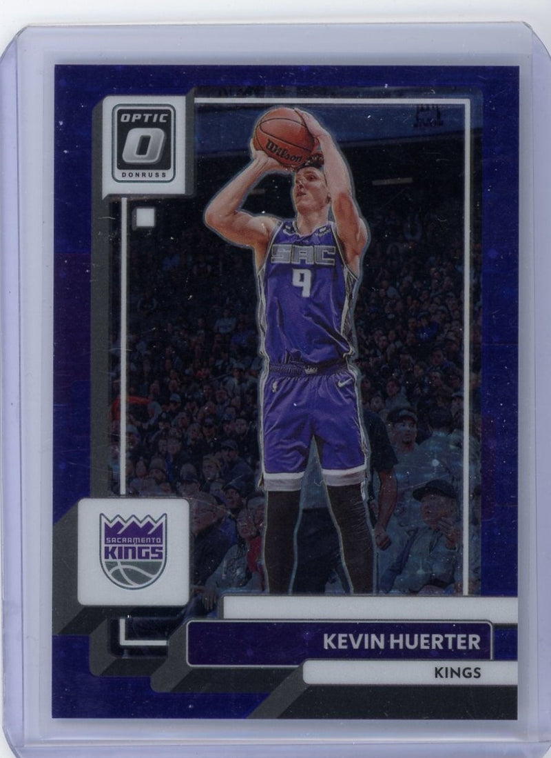Kevin Huerter 2022-23 Panini Donruss Optic FOTL purple stars prizm 