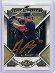Austin Riley 2023 Topps Tier One Talent autograph bronze signature #'d 20/25