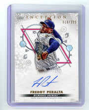Freddy Peralta 2022 Topps Inception Autograph #'d 018/225