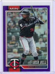Josh Bell 2026 Topps Chrome Purple Refractor #'d 03/75