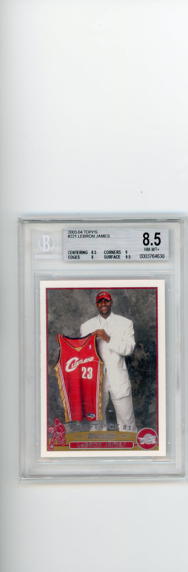 LeBron James 2003-04 Topps rookie card 