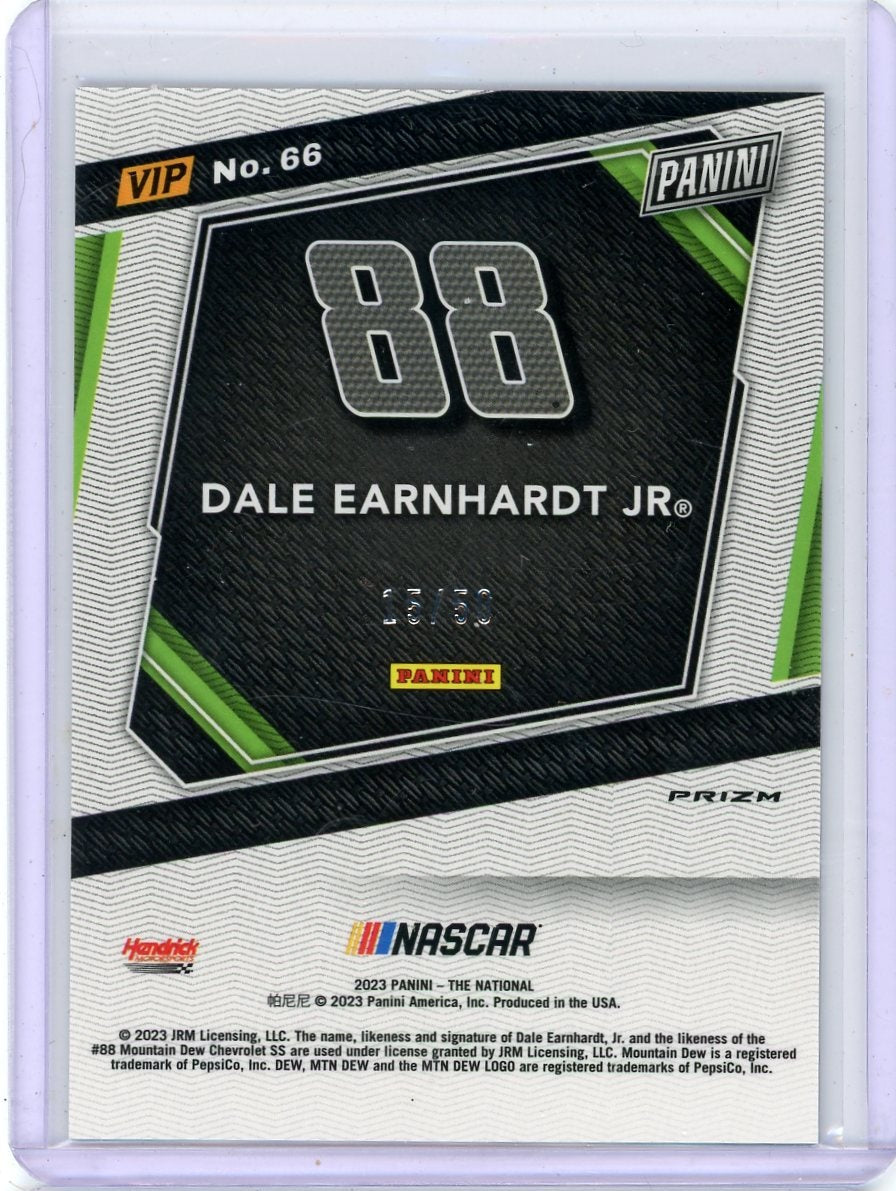 Dale Earnhardt Jr. 2023 Panini VIP Purple Ice #'d 15/50