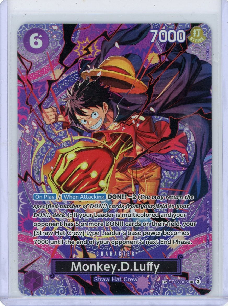 Monkey.D.Luffy One Piece Adventure on Kami's Island SP #ST26-005