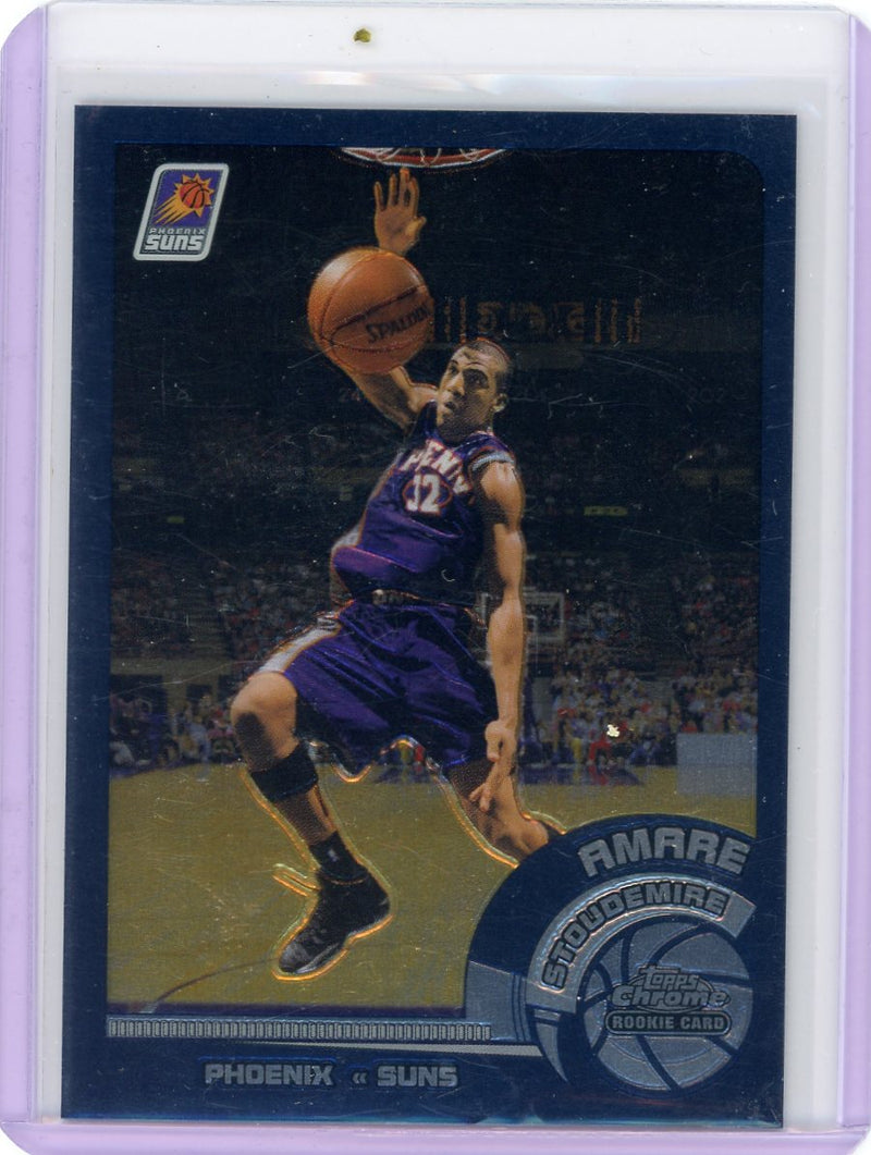 Amare Stoudemire 2003 Topps Chrome rookie card 