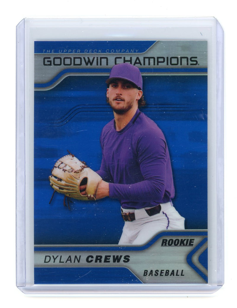 Dylan Crews 2023 Upper Deck Goodwin Champions Platinum rookie card blue