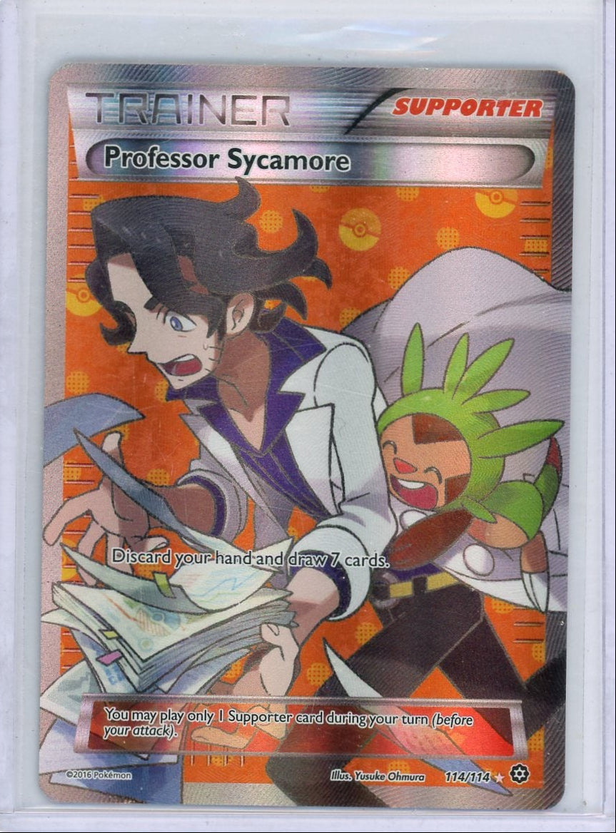 Professor Sycamore Pokémon Steam Siege Ultra Rare #114/114